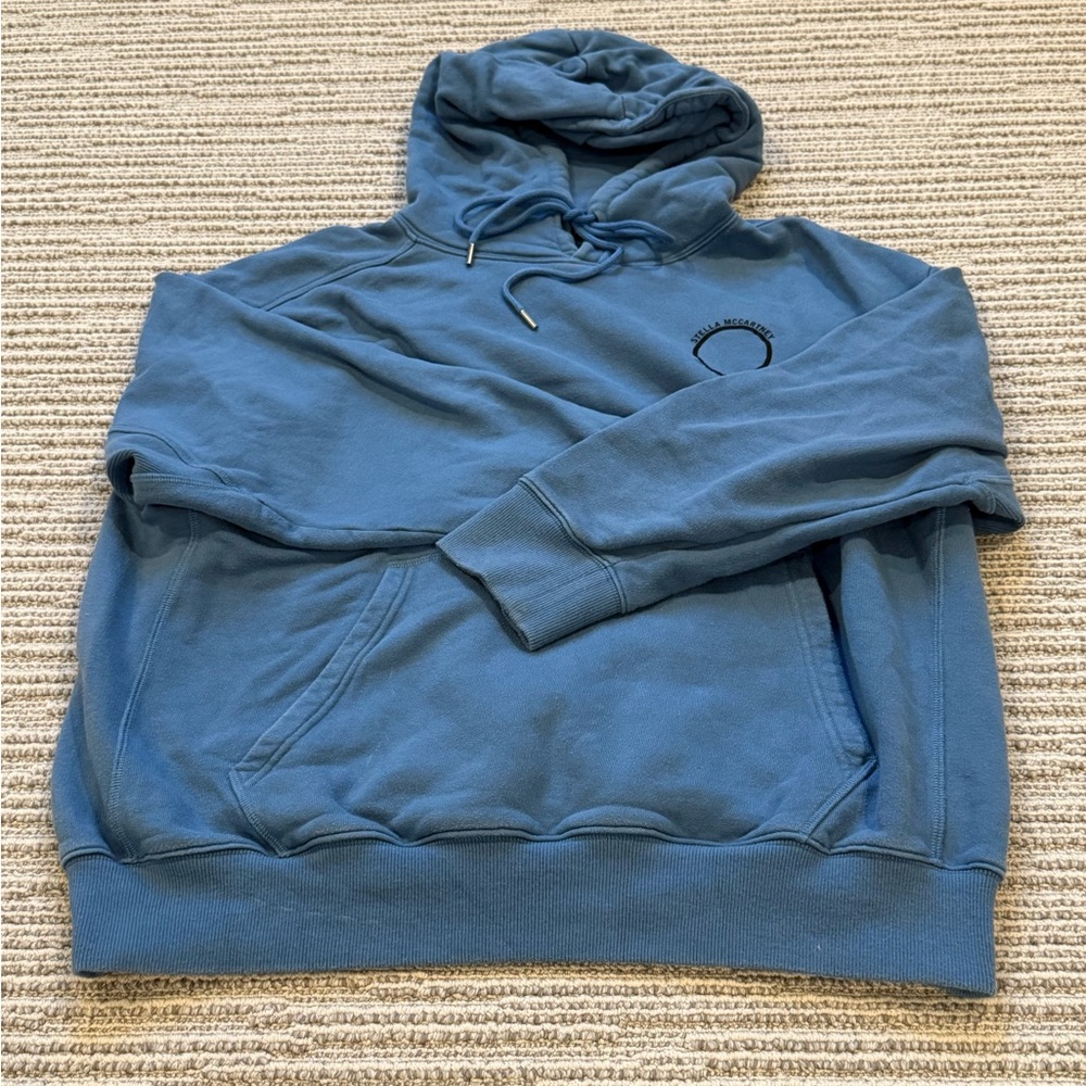 Stella McCartney oversized blue hoodie